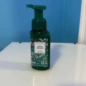 Bath and Bodyworks, fresh balsam scented hand soap